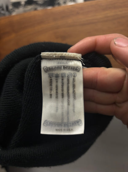 Chrome Hearts Black ‘CH Plus Cross’ Logo Beanie