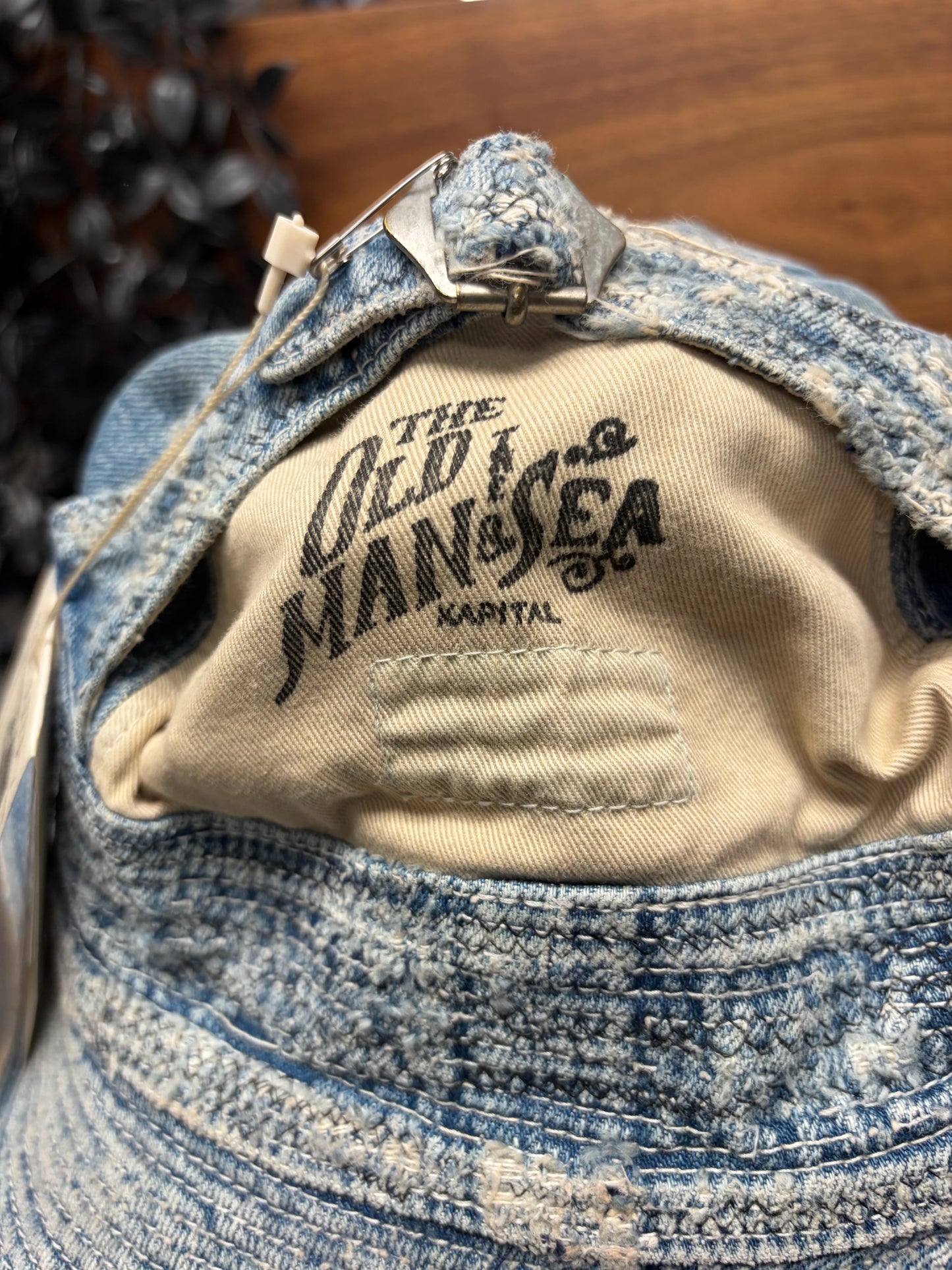 Kapital ‘Old Man & The Sea’ Boro Repaired Bucket Hat
