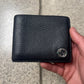 Gucci Calfskin Leather GG Interlock Logo Wallet
