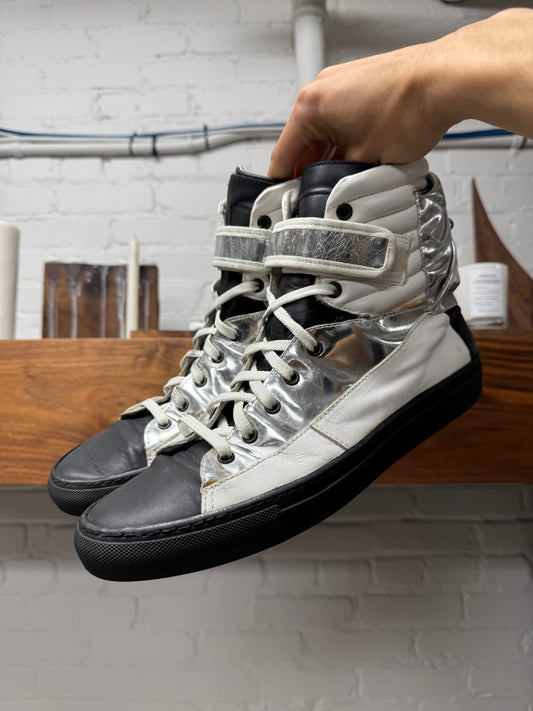 SS2007 Raf Simons ‘Astronaut’ White/Silver Cargo Sneakers