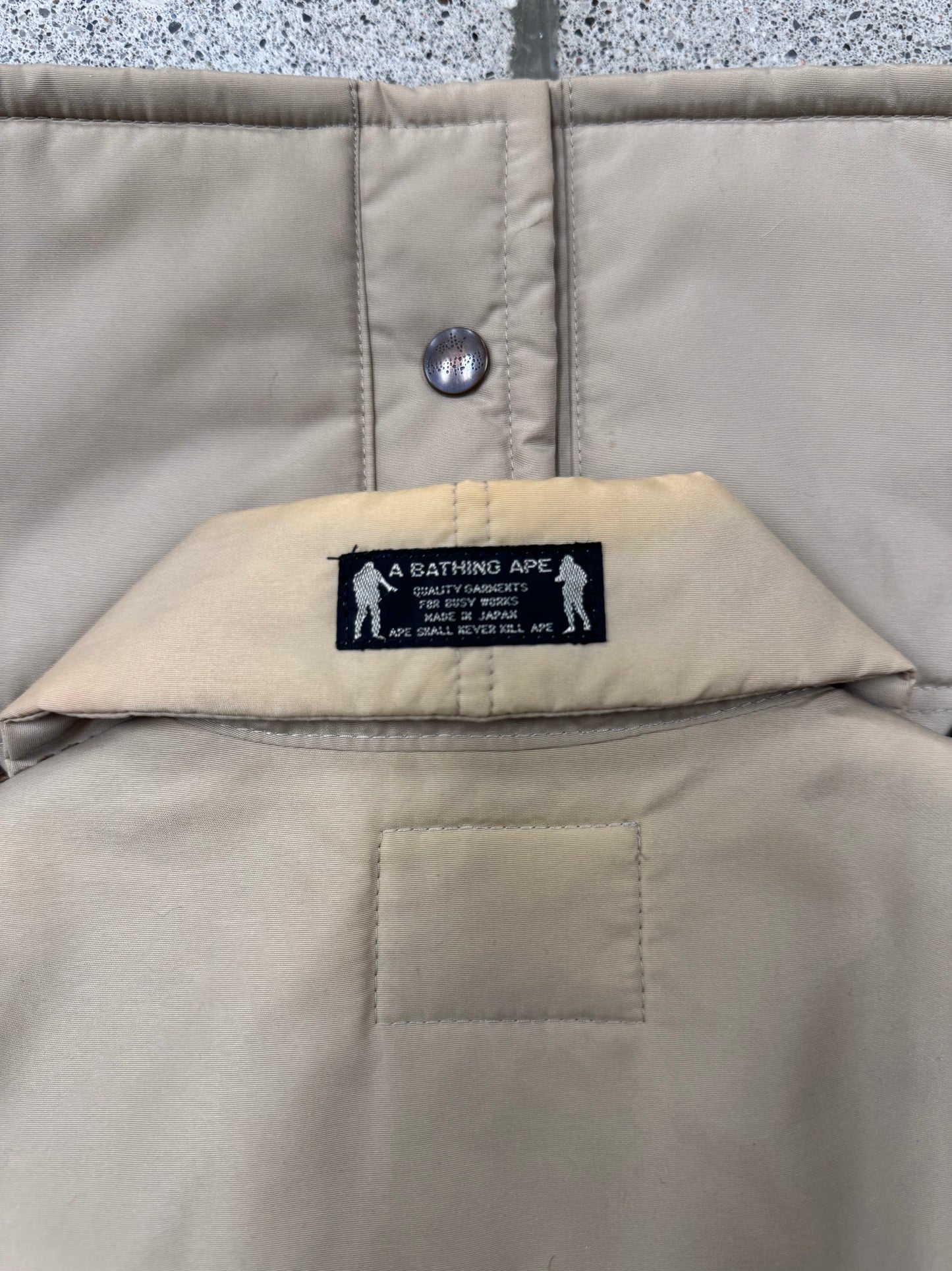 2000s Bape Corduroy/Down Fill Hunting Vest