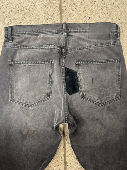 AW2024 Enfants Riche Deprimes Corduroy Appliqué Flared Denim
