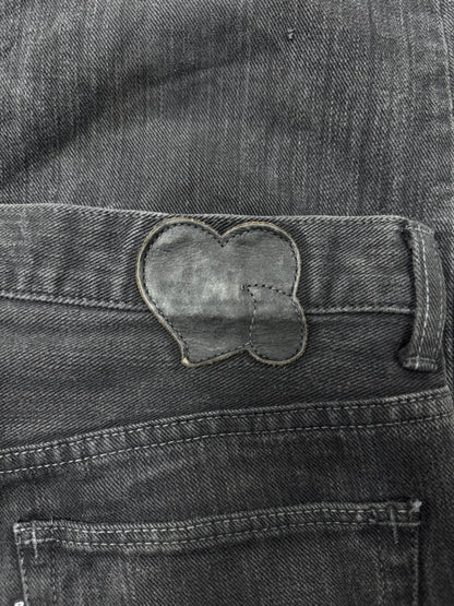 AW2004 Number (N)ine ‘Give Peace a Chance’ Patchwork Denim