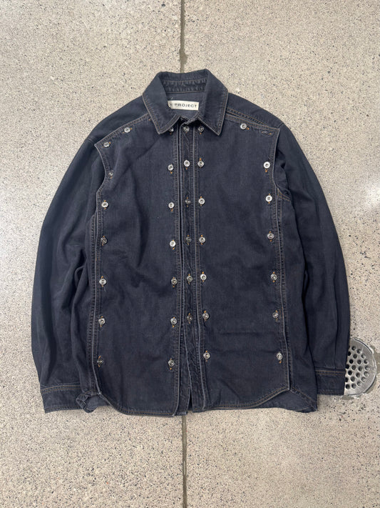 Y-Project ‘Armour Plating’ Button Closure Denim Jacket