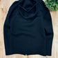 Helmut Lang Moto-Padded Black Zip-Up Hoodie