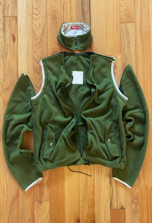 Autumn Winter 1998 Undercover ‘Small Parts’ Detachable Full Zip Fleece