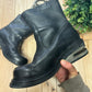 Dirk Bikkembergs Metal Handle/Heel Black Leather Boots