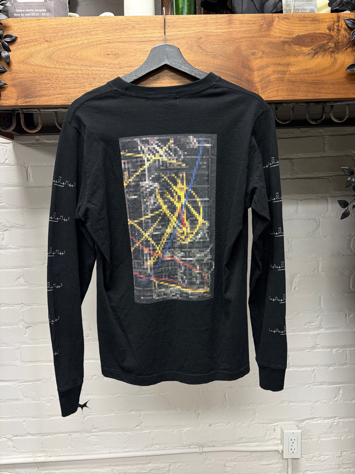 SS2019 Undercover ‘Gunshot’ Mosaic Graphic Long Sleeve Shirt