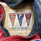 Vintage 90s Avirex Newark Baseball Leather Varsity Jacket