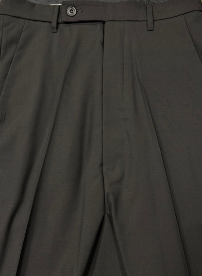 Rick Owens Mainline Pleated Black Pod Trouser Shorts