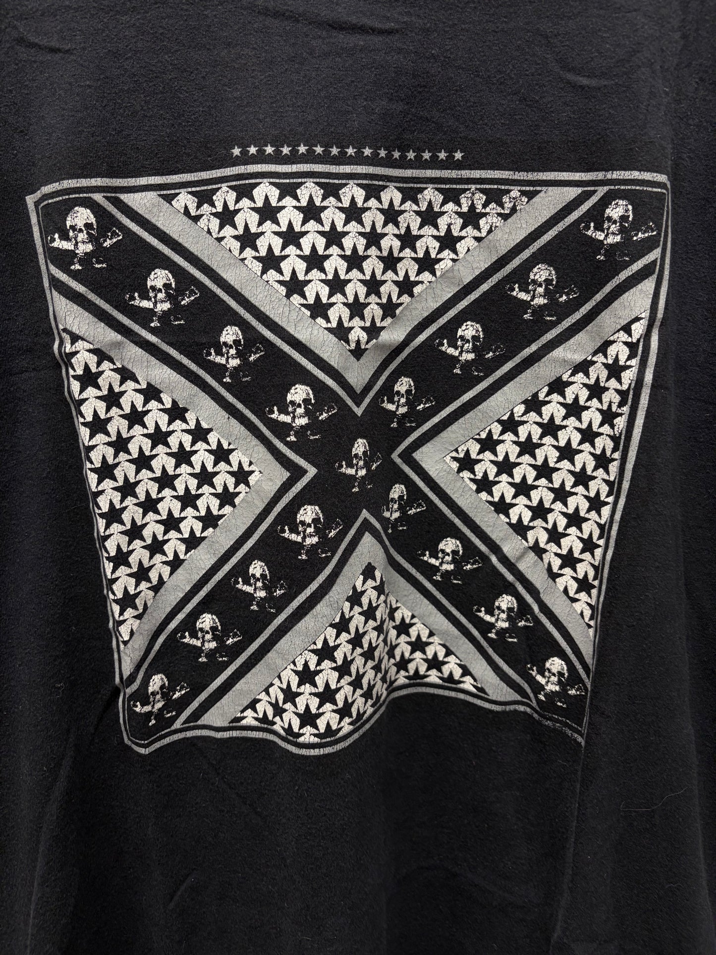 Chrome Hearts Foti Skull ‘Union Jack’ Flag Black Graphic T-Shirt