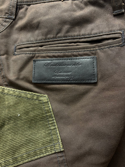 AW2008 Undercover ‘Unreal Real Clothes’ Heavy Canvas Oil Waxed Hybrid Skinny Cargo Denim
