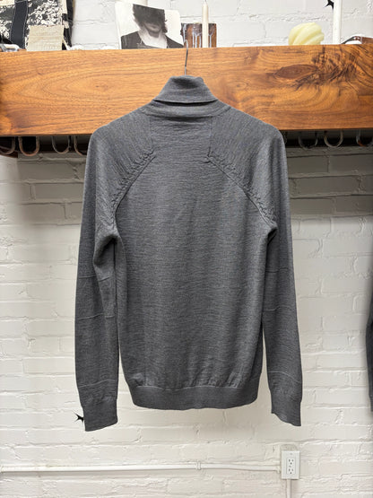 2011 Balenciaga by Nicholas Ghesquiere Silk/Cashmere Roll Neck Sweater