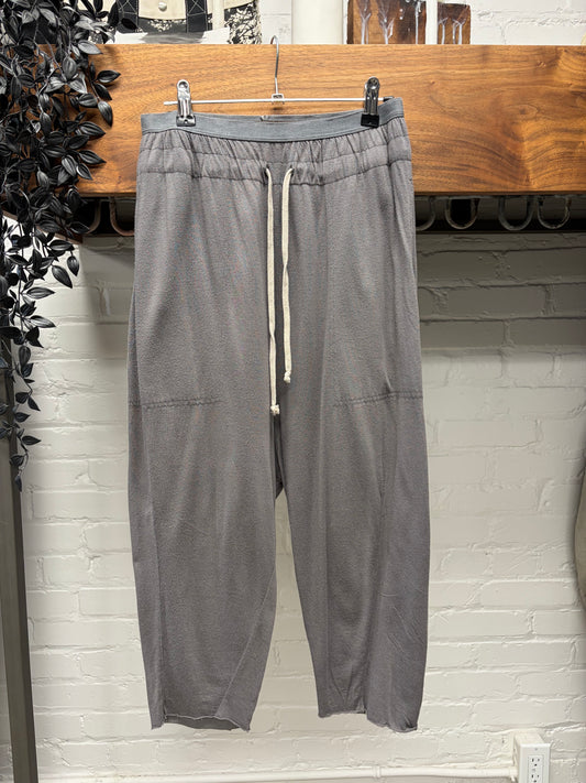 2000s Rick Owens ‘Lilies’ Dust Brown Drop Crotch Pod Shorts