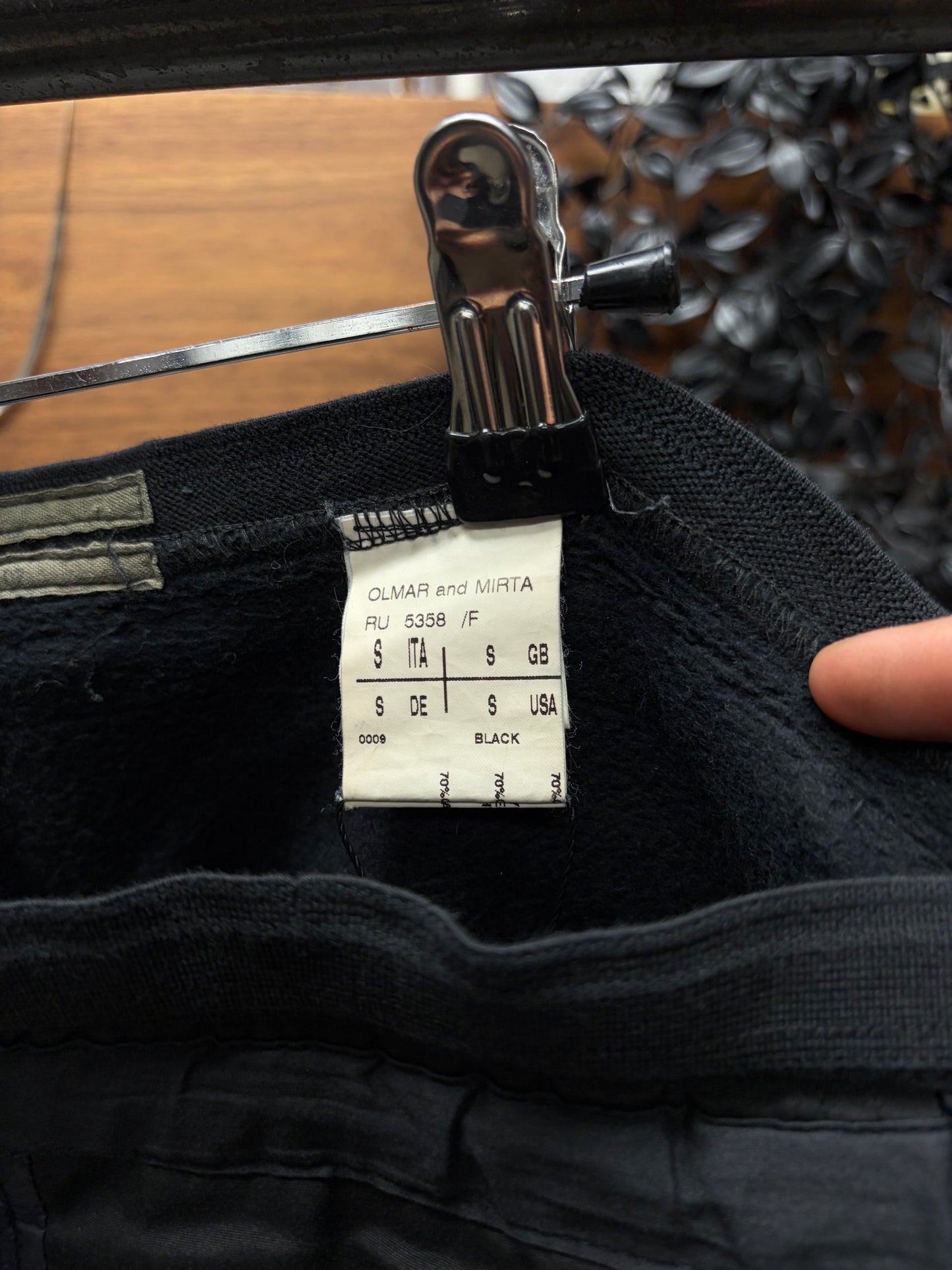 AW2007 Rick Owens ‘Exploder’ Leather Panelled Lounge Pants