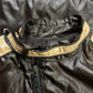 2000s YSL By Tom Ford Brown/Gold Nylon Moto Jacket