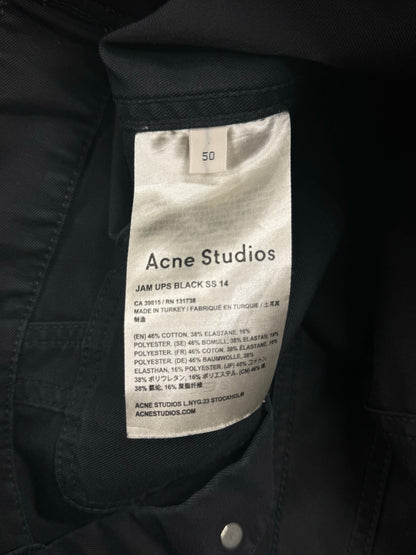 SS2014 Acne Studios ‘Jam Ups’ Black Denim Jacket