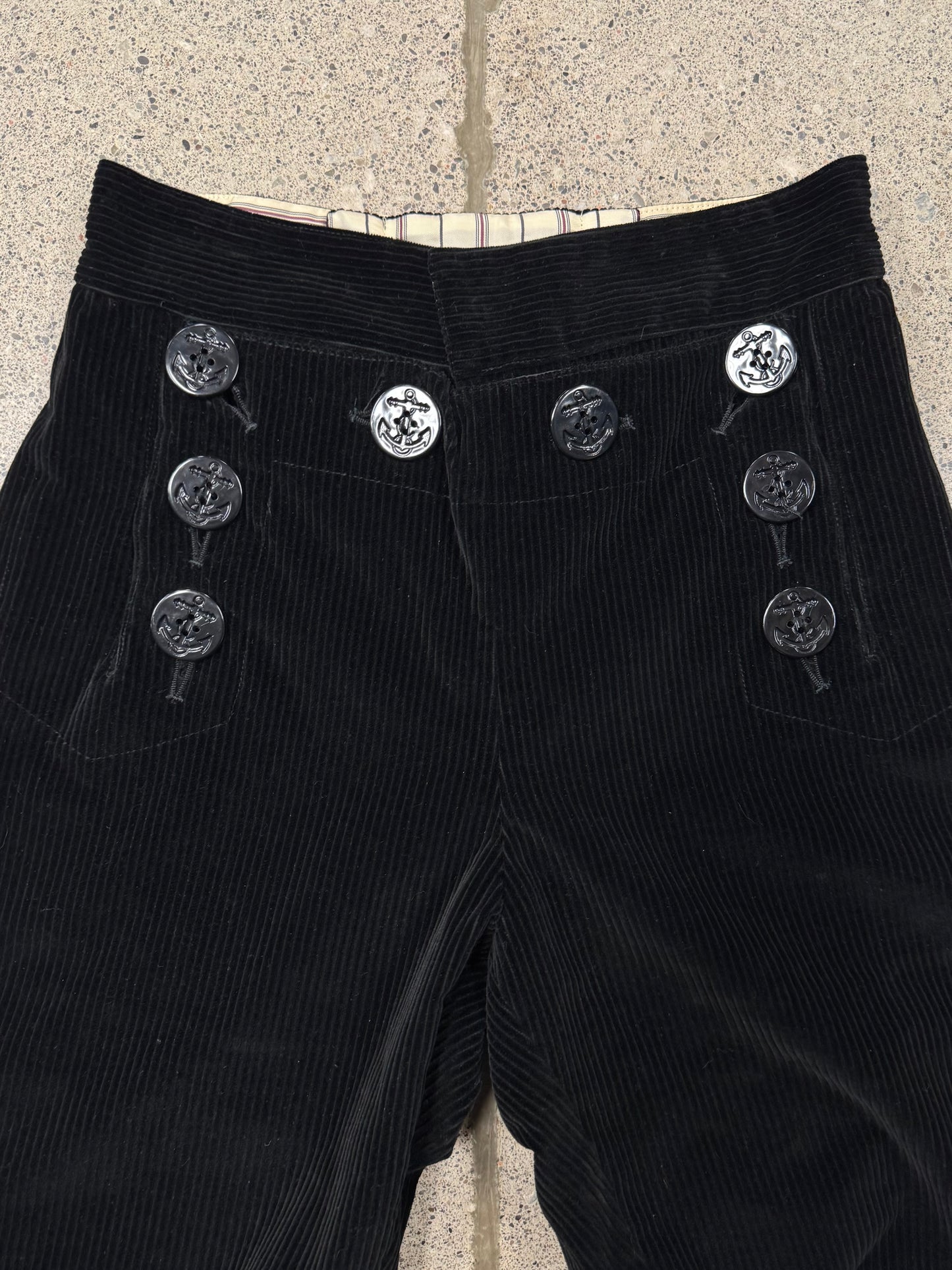 SS1997 Jean Paul Gaultier ‘Sailor’ Corduroy Flared Bottoms