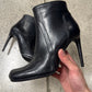 Rick Owens Black Patent Leather Stiletto Heels