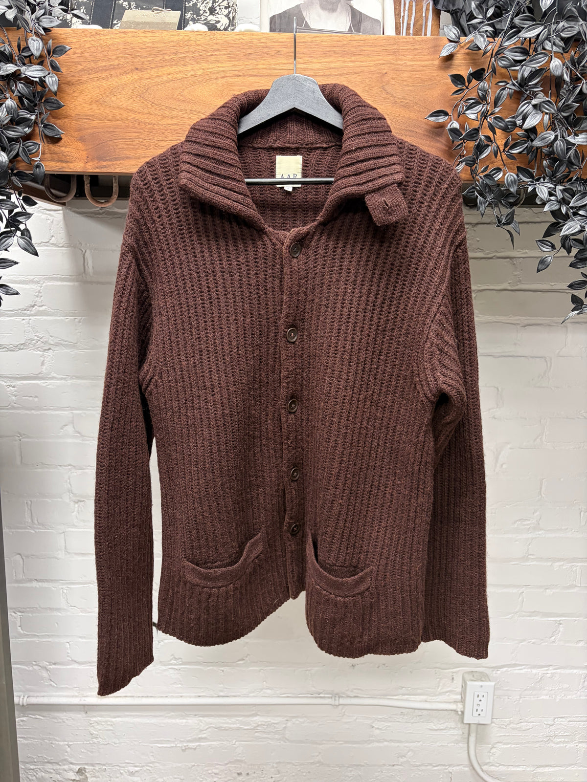 Vintage 90s Yohji Yamamoto ‘A.A.R.’ Wool Knit Cardigan