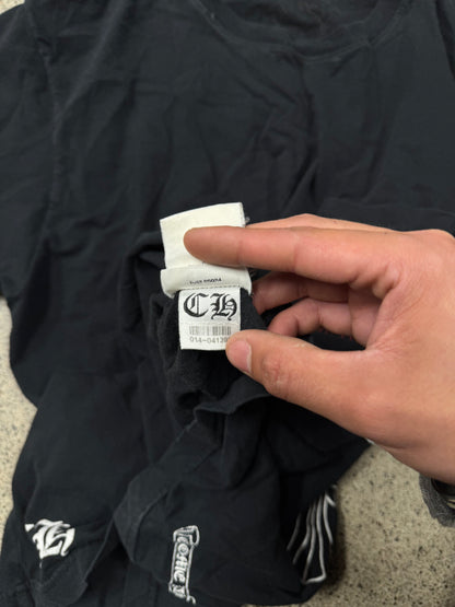 Chrome Hearts ‘Cemetery’ Cross Flood Black/Red Graphic T-Shirt