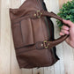 Porter Brown Leather Top Handle Travel/Duffel Bag