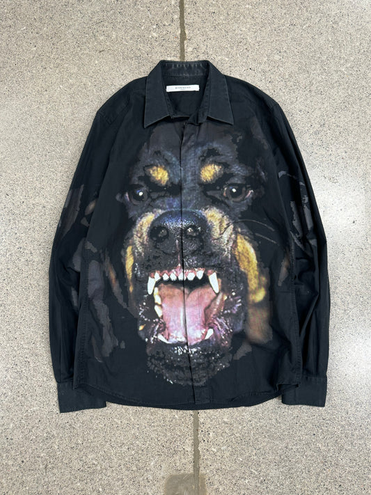 SS2011 Givenchy by Ricardo Tisci ‘Rottweiler’ Button Down Shirt