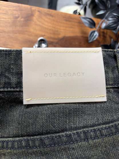 Our Legacy ‘Vast Cut’ Dyed Dark Green Denim