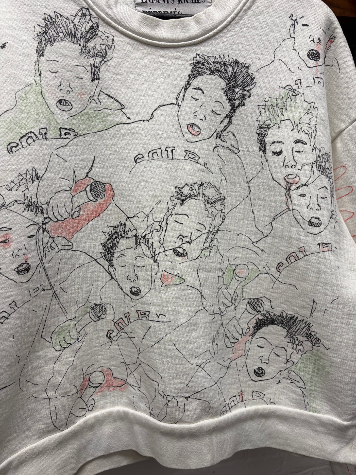 Enfants Riches Deprimes ‘West Berlin’ Sketch Print Sweatshirt