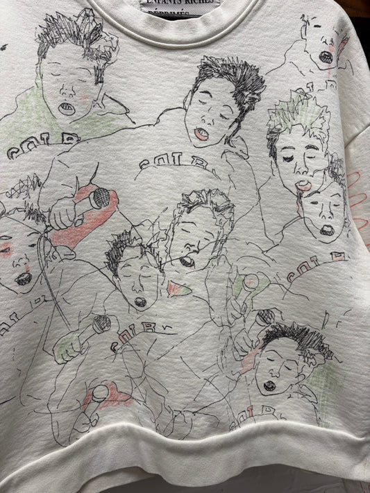 Enfants Riches Deprimes ‘West Berlin’ Sketch Print Sweatshirt