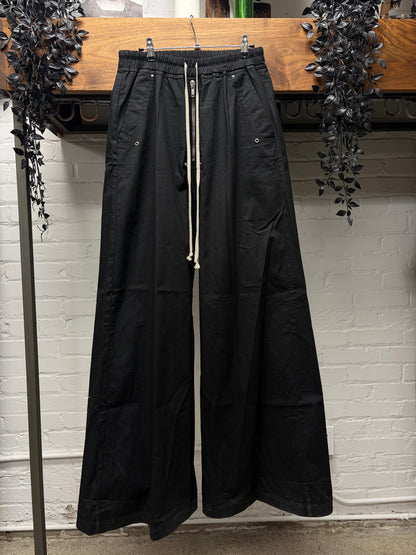 AW2024 Rick Owens ‘Porterville’ Black ‘Bela’ Wide Leg Pants
