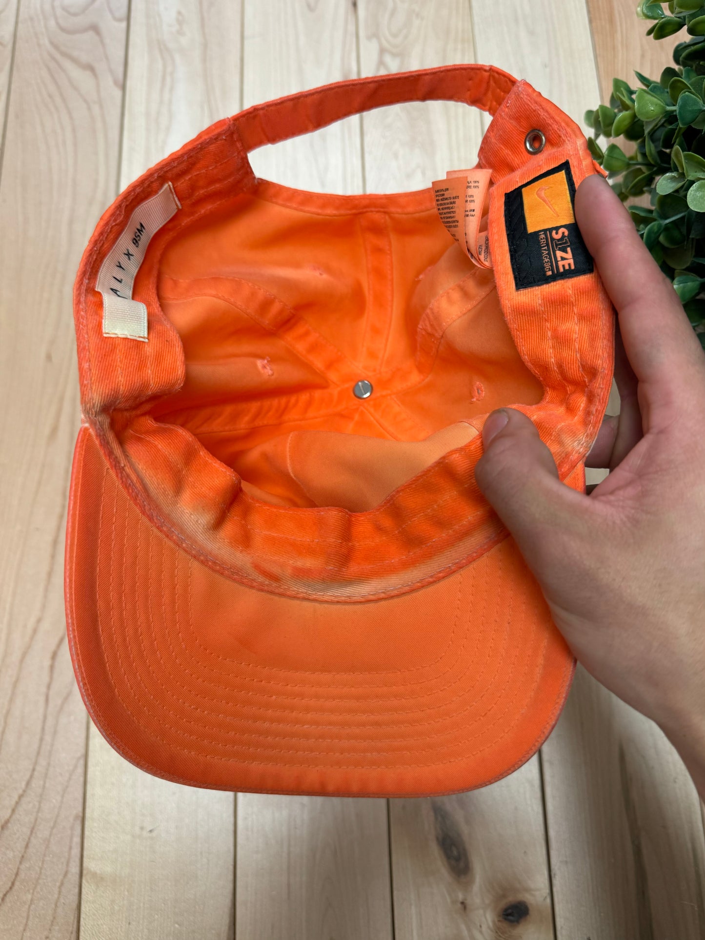 1017 Alyx 9SM x Nike Orange/Silver Strapback Hat