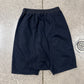 Rick Owens DRKSHDW Drawstring Black/Cream ‘Pod’ Sweat Shorts
