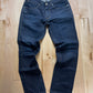 Acne Studios ‘Max Raw’ Blue Slim Straight Denim