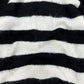 Undercover Mohair Stripe Knit Black/White Cardigan