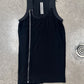 SS2014 Rick Owens ‘Vicious’ Asymmetric Zip Tank Top