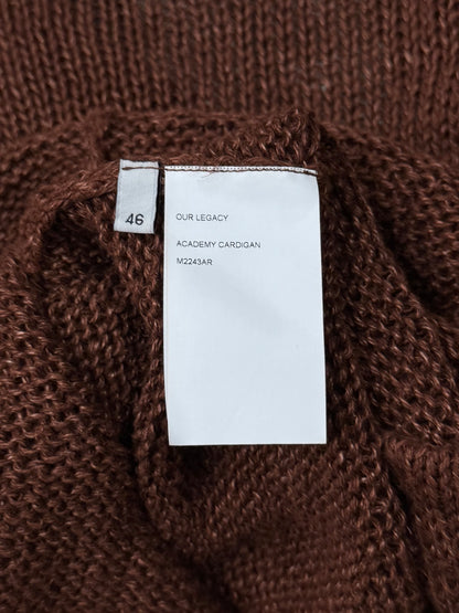 Our Legacy ‘Academy’ Rustic Brown Mohair Cardigan