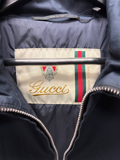 Vintage Gucci Varsity Style Collared Track Jacket