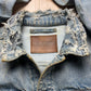 GOA Thrash Distressed Light Wash Denim Jacket