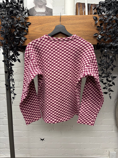 2001 Comme Des Garçons Homme Plus ‘Checkerboard’ Wool Knit Sweater