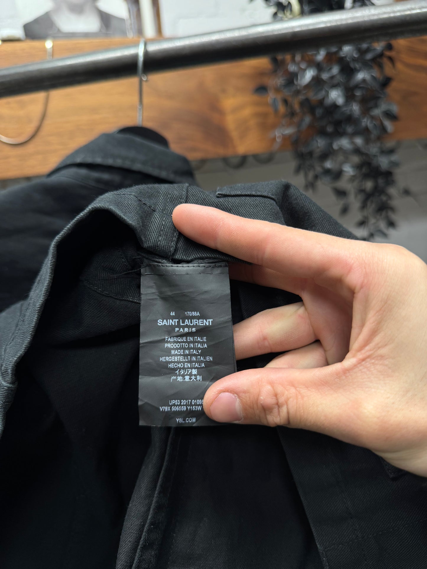 SS2017 Saint Laurent ‘Waiting for Sunset’ Military Jacket