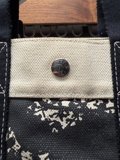 SS2004 Hermes by Martin Margiela  ‘Cheval Surprise’ Black/White Canvas Bag