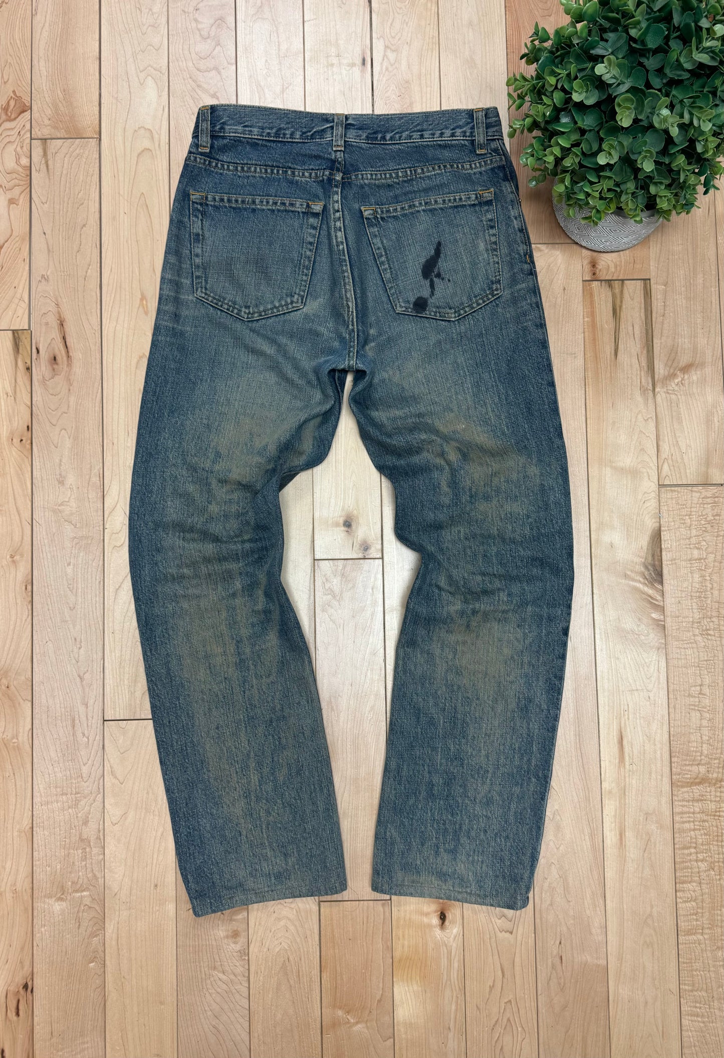 1998 Helmut Lang Dirt Wash Bootcut Denim