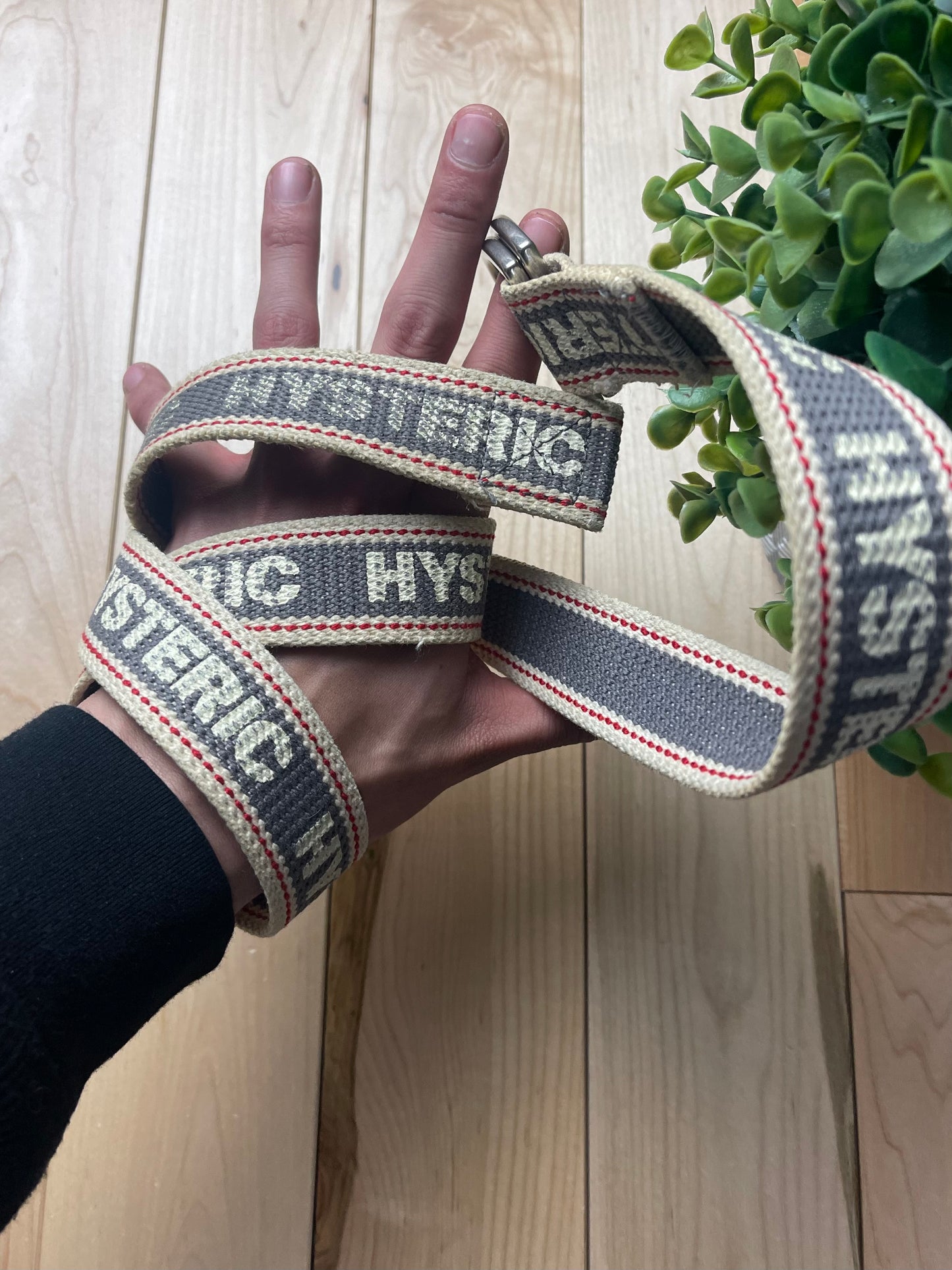 2000s Hysteric Glamour Rope Spellout Logo Belt