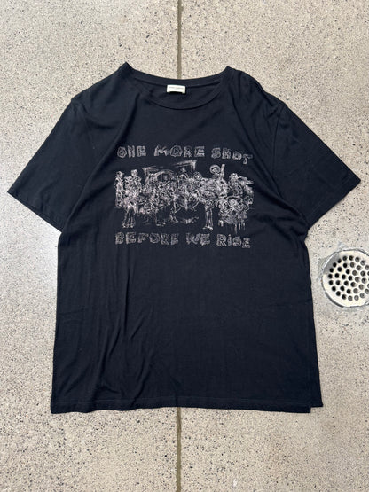 2018 Saint Laurent ‘One More Shot Before We Rise’ Graphic T-Shirt