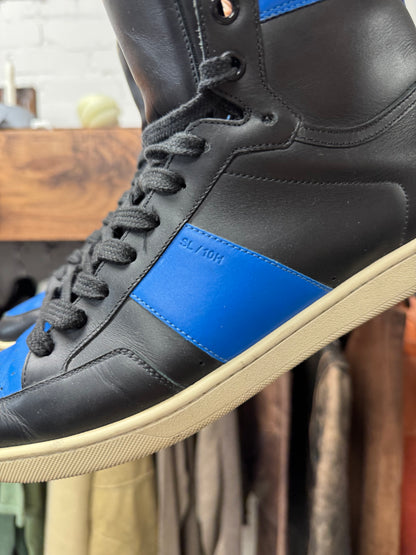 Saint Laurent ‘SL/01’ Court High Leather Trainers