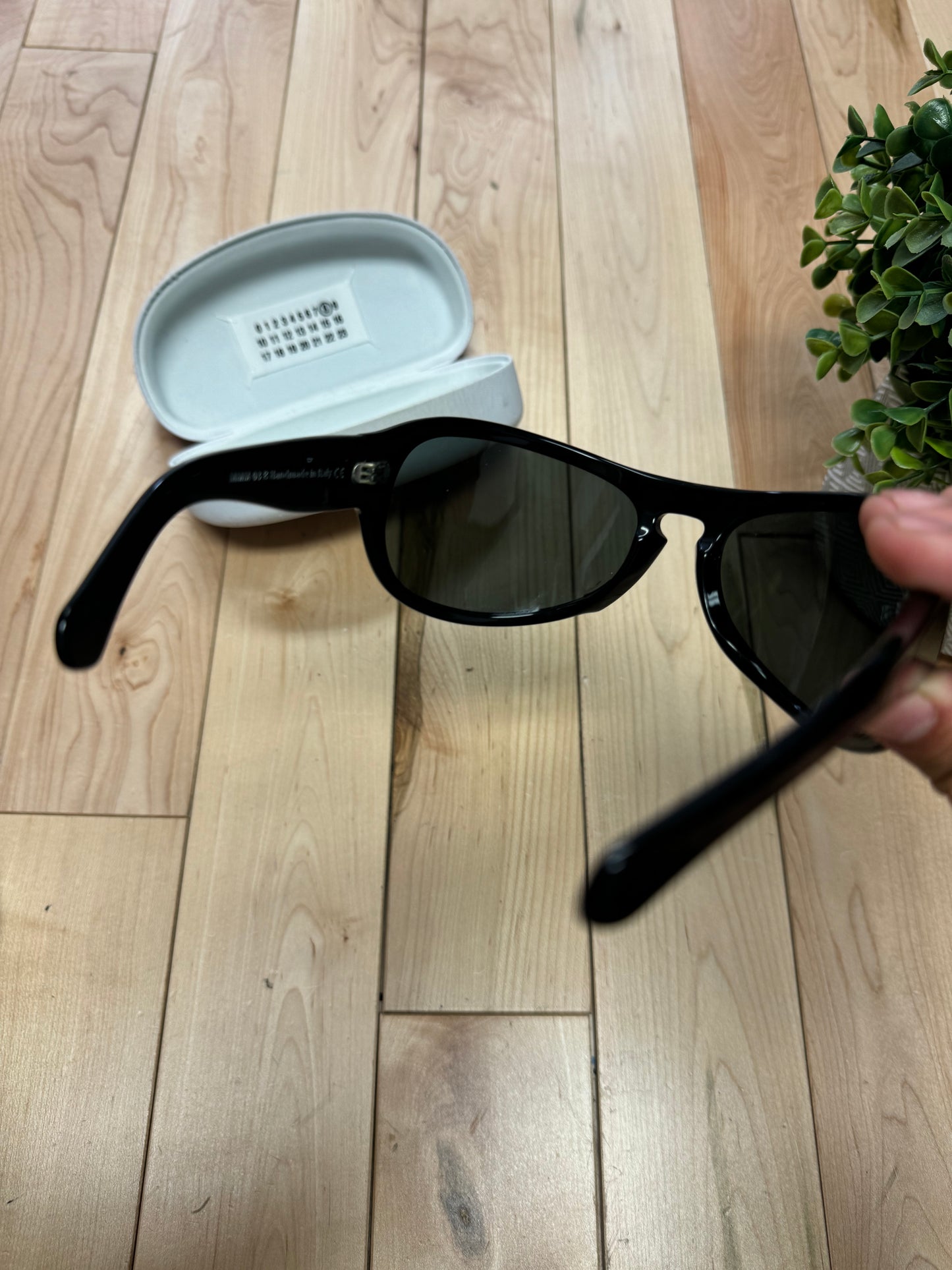 2009 Maison Martin Margiela ‘Bug Eye’ Blacked Out Sunglasses