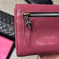 Chrome Hearts ‘Wave’ Pink Cross Button Long Wallet