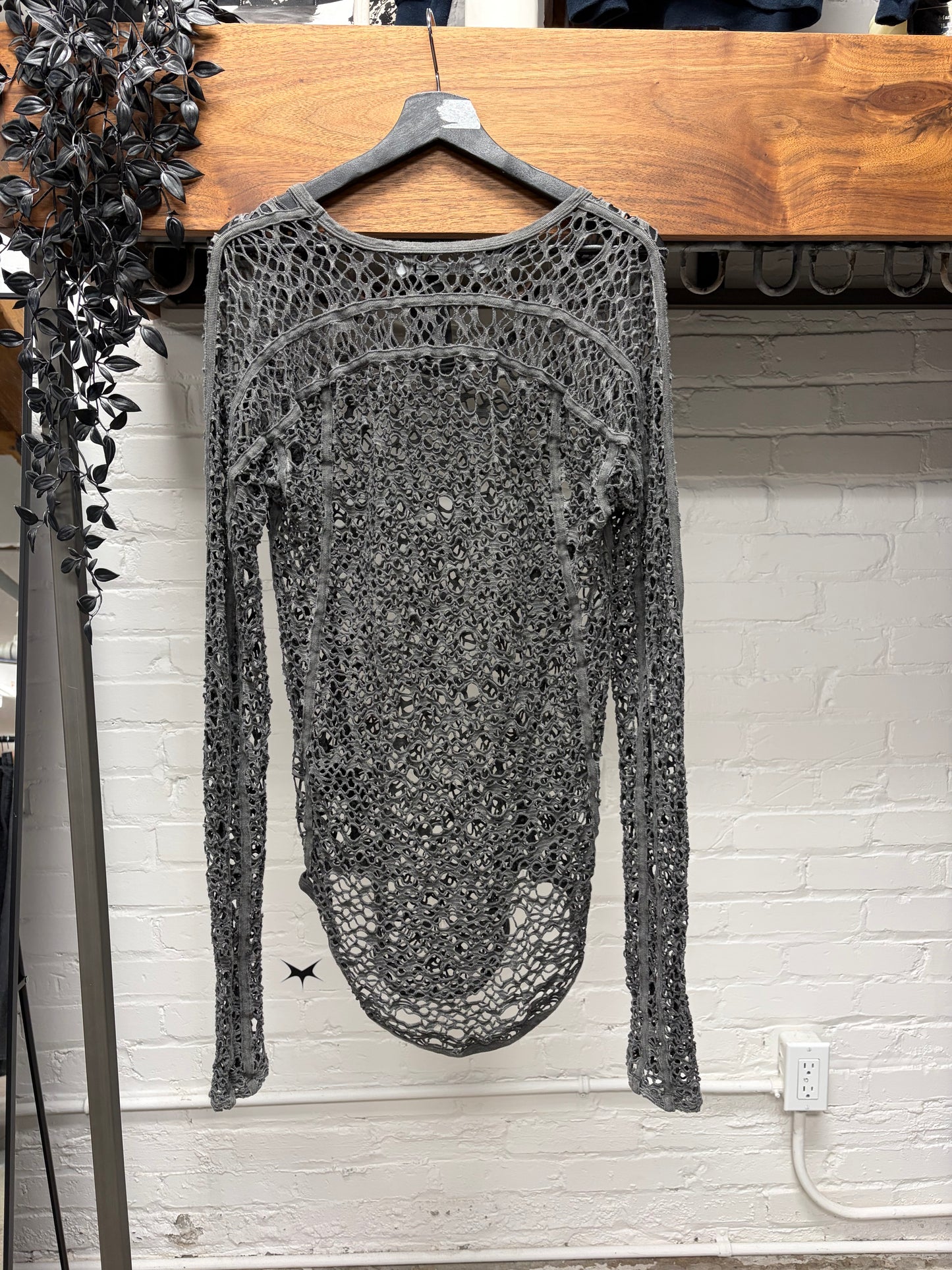 SS2025 Julius Mesh ‘Netted’ Long Sleeve Shirt