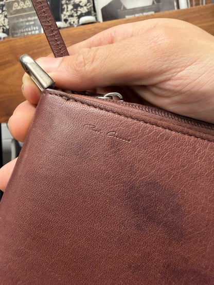 AW2014 Rick Owens ‘Moody’ Aged Brown Leather Long Wallet